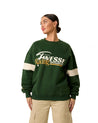 Woman Wearing Finesse Racing Crew Neck