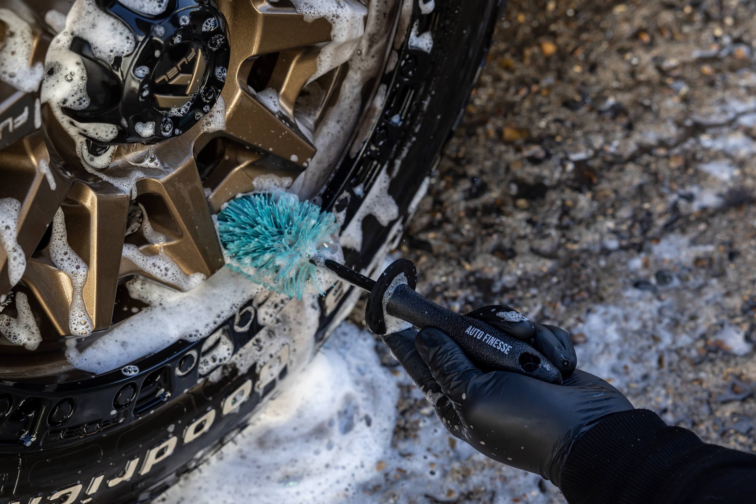 Auto Finesse | Barrel Brush | Ultimate Deep Wheel Cleaning Brush