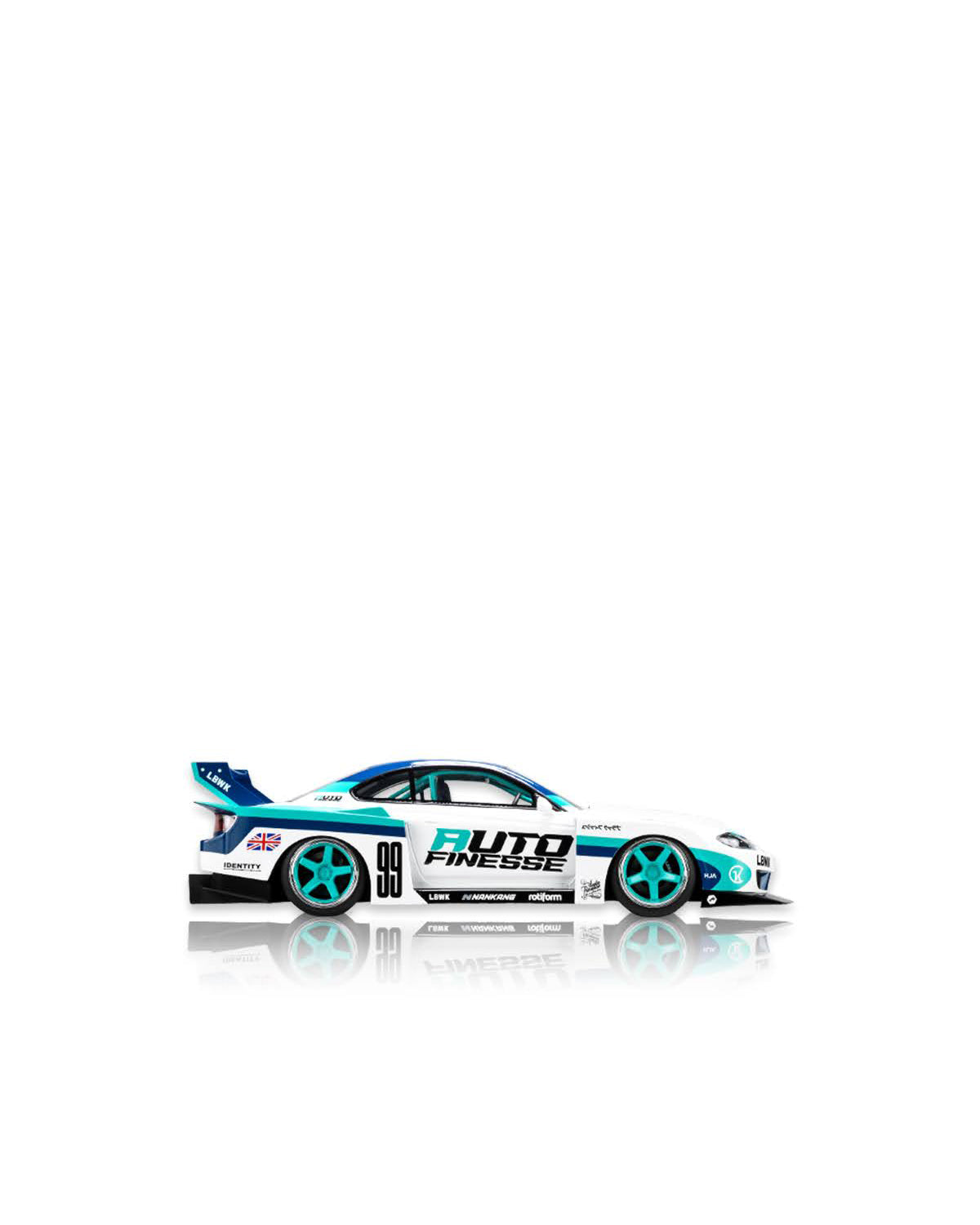 TopSpeed- Nissan LB-Super Silhouette S15 - 1/18 Scale Model