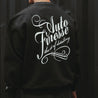 Oversized Signature Logo Crew Neck_ Man Wearing Backside