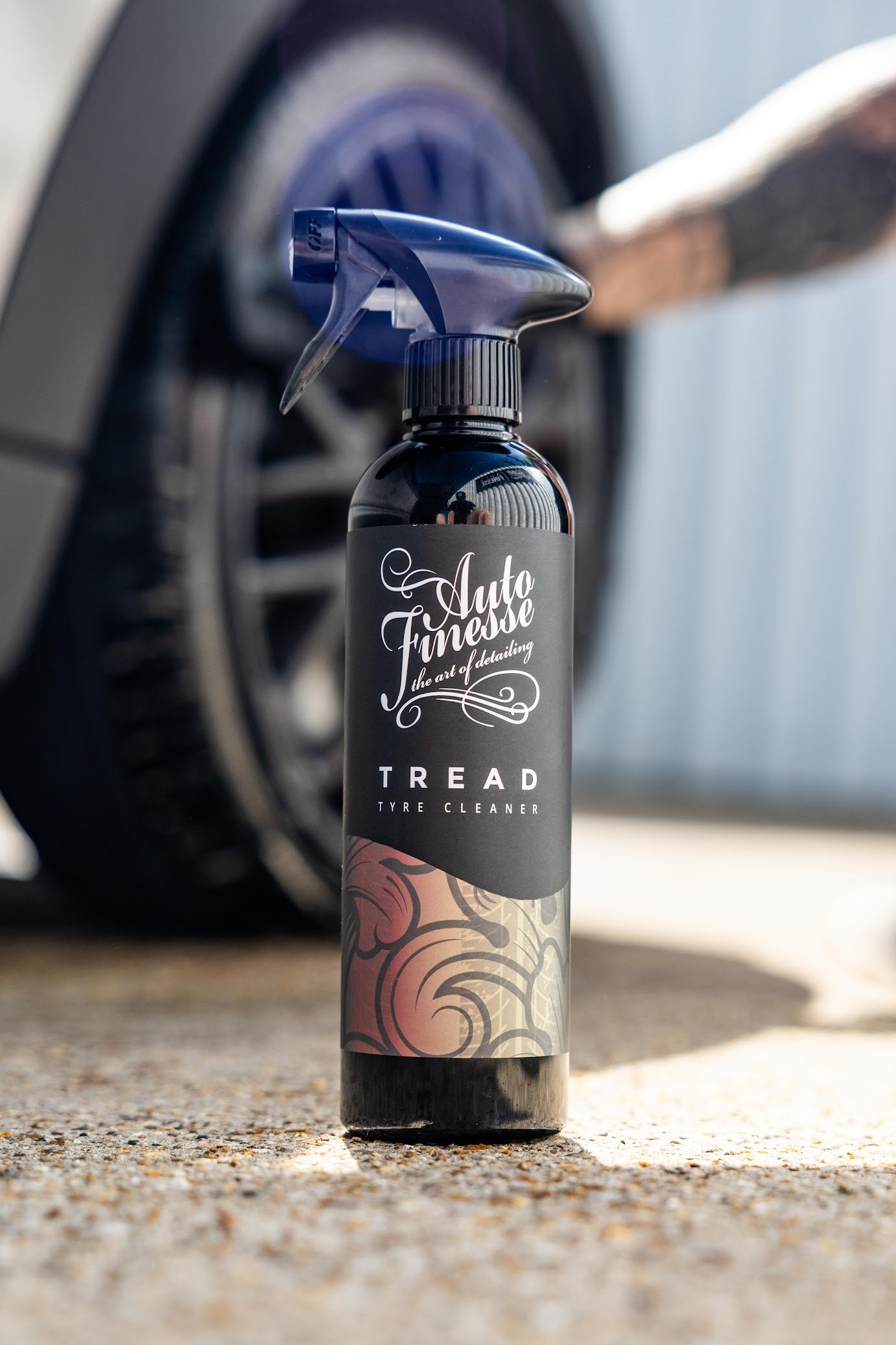 Auto Finesse | Tread Tyre Cleaner - Just Spray, Scrub &amp; Rinse