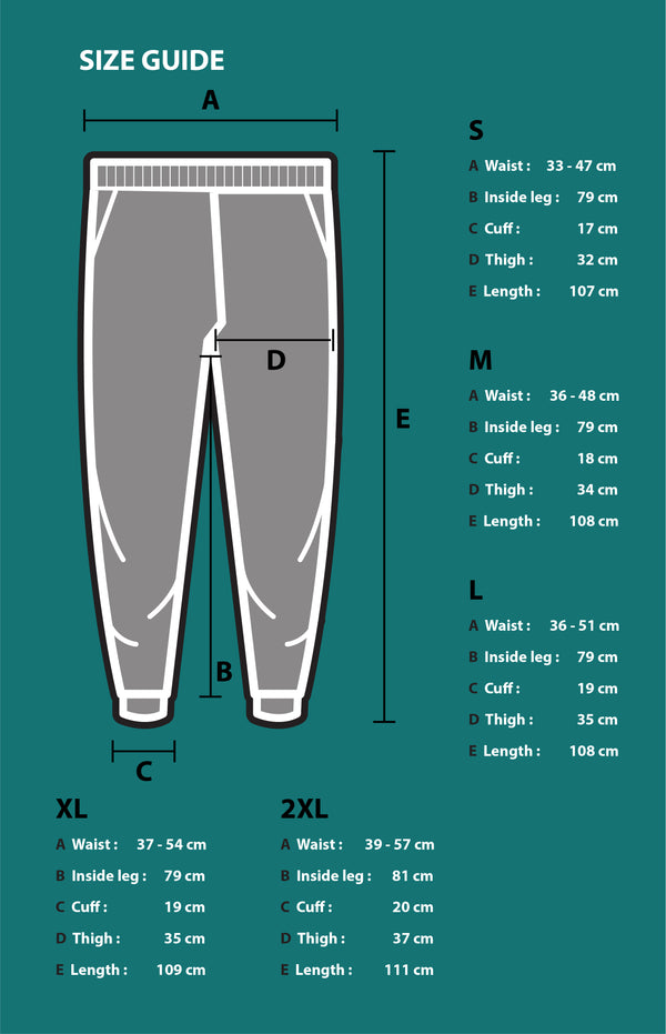 Utility Cargos | Product Sizes