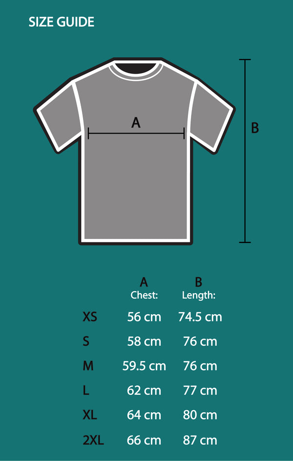 Team Finesse Racing Oversized Heavyweight T-Shirt | Product Sizes