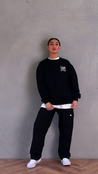 Signature Crew - Black Sweatshirt